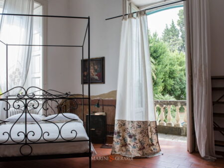 Tende da soggiorno moderne con balza a fiori Doppio corpo in Lino