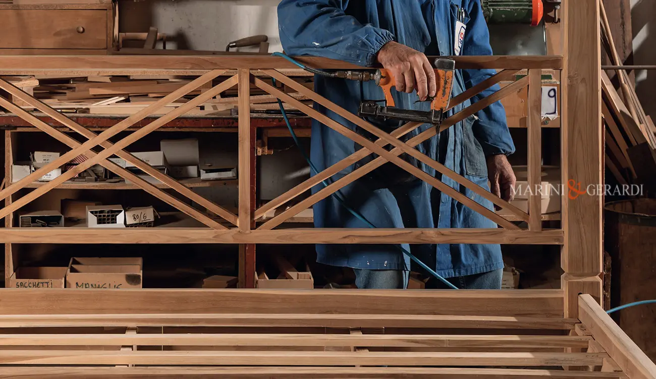 Letto baldacchino moderno letto artigianale in teak Letto baldacchino moderno letto artigianale in teak