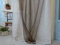 Tenda Di Puro Lino Italiano Pannello In Seta