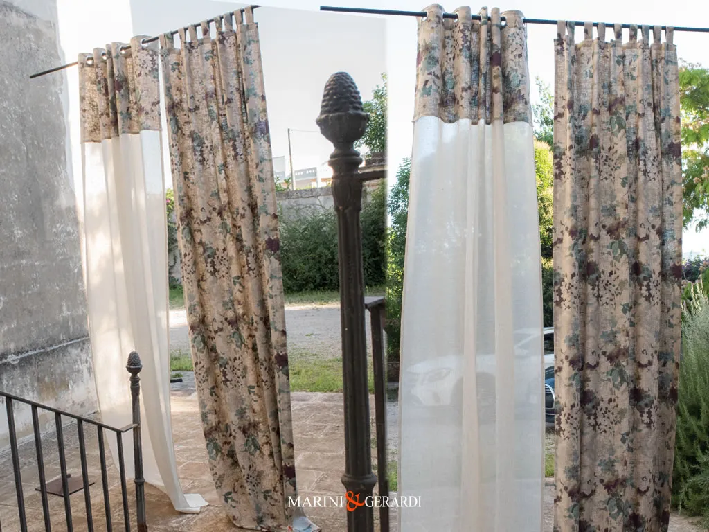 Tende Casa Puro Lino IslaMargarita Tende Interni Con Anelli Tende Interne Moderne Soggiorno in Lino Con Anelli #2