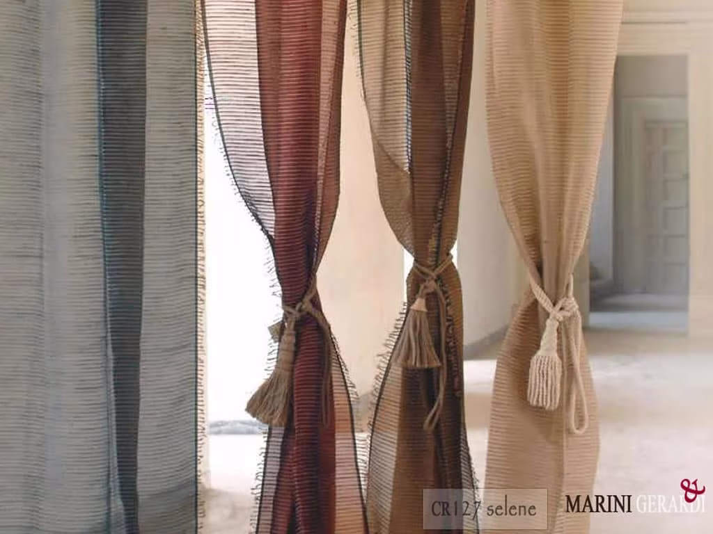 Tende Seta Moderne Selene Tessuto Organza In Seta Yuta Tende Seta Moderne Selene Tessuto Organza In Seta Yuta