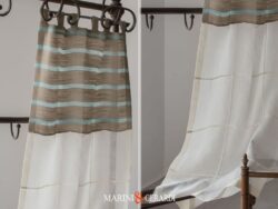 Tende Soggiorno Moderno Elegante Di Lino Di Qualita