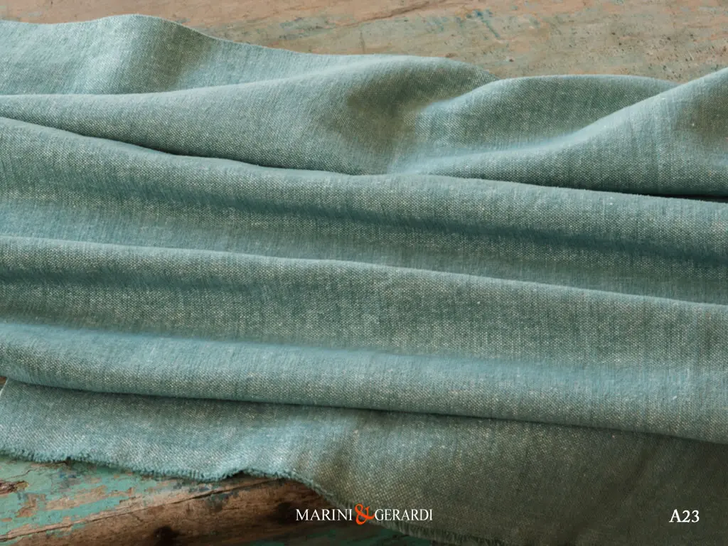 Tessuti Per Divani Classici Lino Cotone Verde Salvia A23 Tessuti Per Divani Classici Lino Cotone Verde Salvia A23