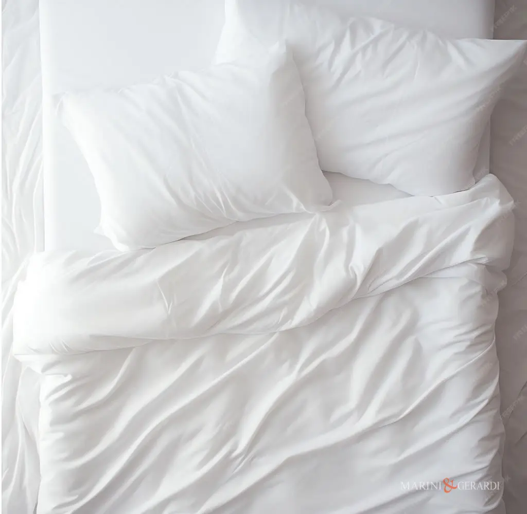 Tessuto percalle di cotone x lenzuola in bianco Tessuto percalle di cotone x lenzuola in bianco