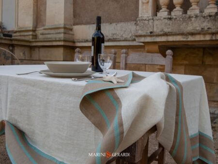 Tovaglia Puro Lino Stoccolma Prodotta In Italia