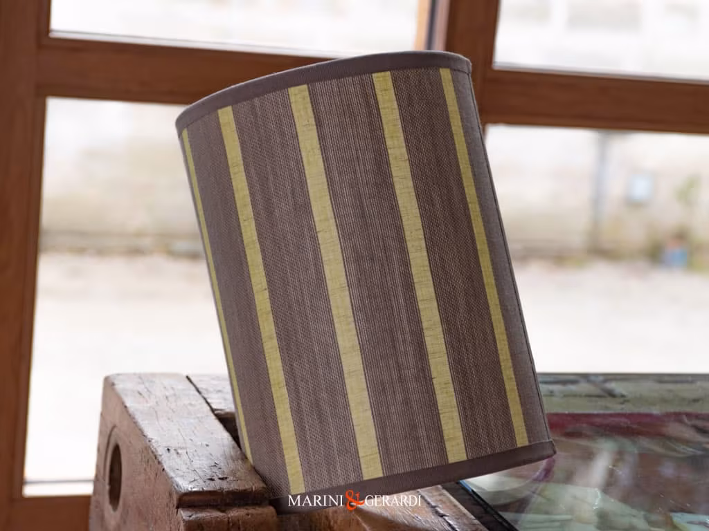 Applique Da Parete Moderne In Lino Righe Verdolino