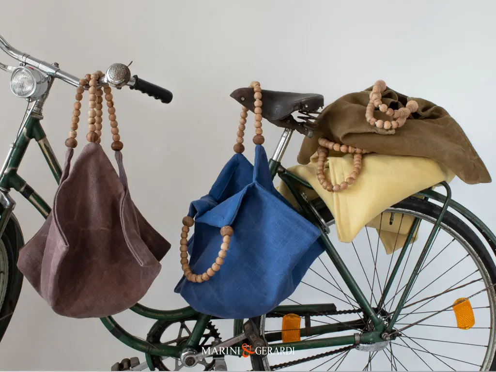 Borsa Moda Donna Con Manici Inverno Fanny Bag Melanzana Gialla