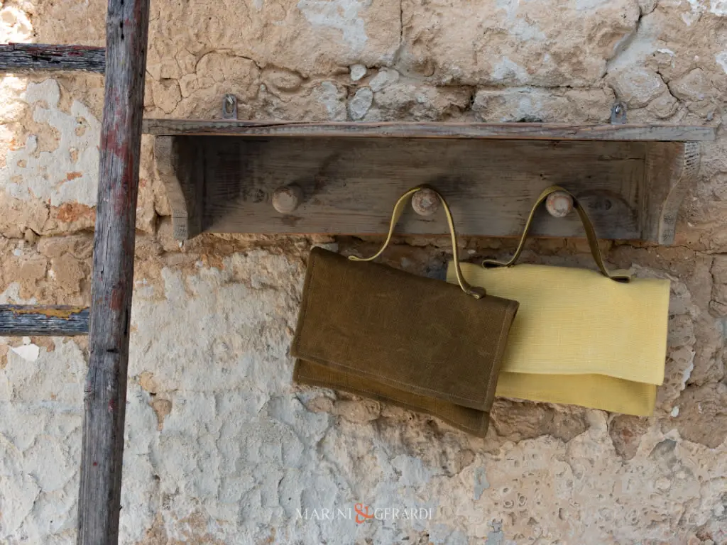 Borsa Pochette Donna Asola Colore Verde Giallo