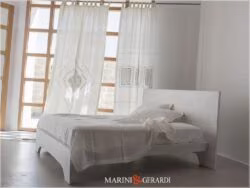 Letto a una Piazza e Mezza in legno massello Marini Gerardi