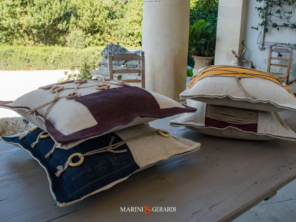 Cuscini Arredamento Interni Shabby In Juta Accessori Corda 4 Colori Cuscini Arredamento Interni Shabby In Juta Accessori Corda 4 Colori