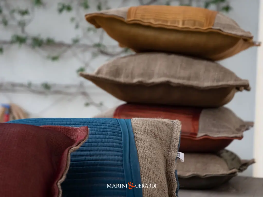 Cuscini Arredo Interni In Organza Juta Linguine Cuscini Arredo Interni In Organza Juta Linguine