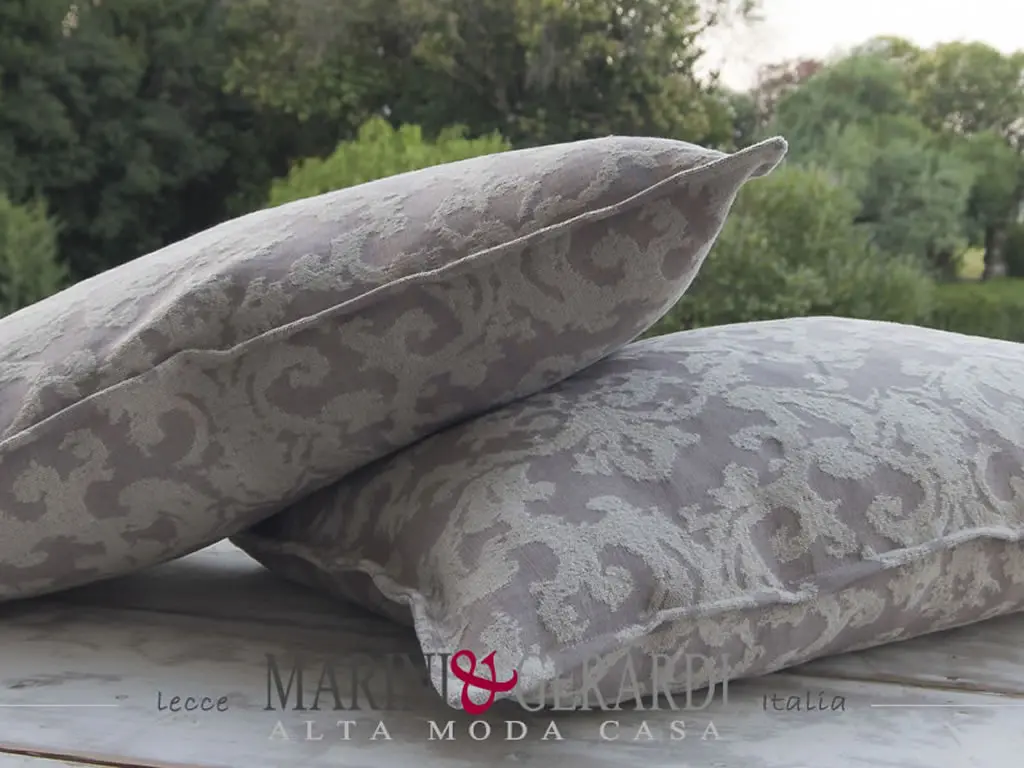 Cuscini Divano Moderni In Lino Jacquard 5 Colori Foto Giardino