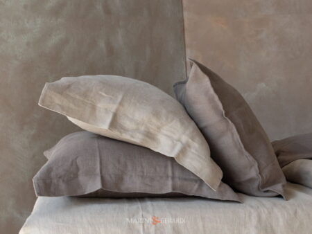 Duchessa Federe Copricuscini Letto Con Flap Tessuto In Lino Di Qualita