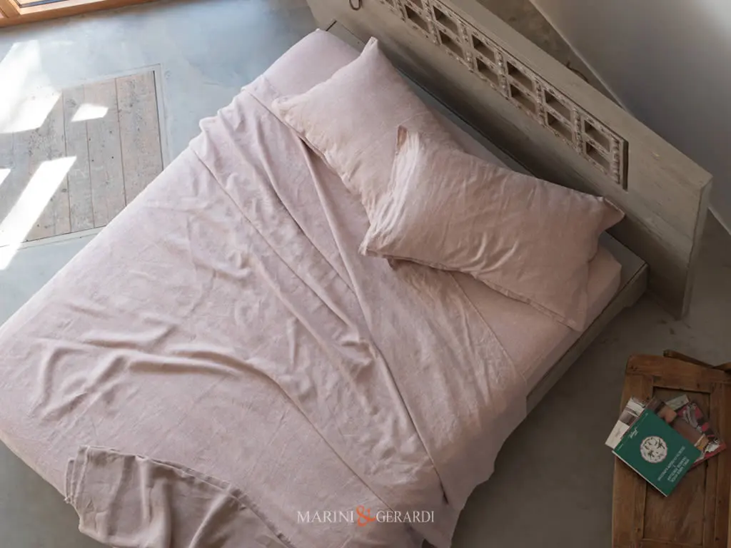 Lenzuola Federe Vino Rose Tessuto Lino Tinta Unita Le Dune Lenzuola Federe Vino Rose Tessuto Lino Tinta Unita Le Dune