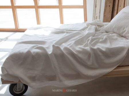 VENTO DEL SUD - Lenzuola Sopra Matrimoniali o Singole In Lino 100%