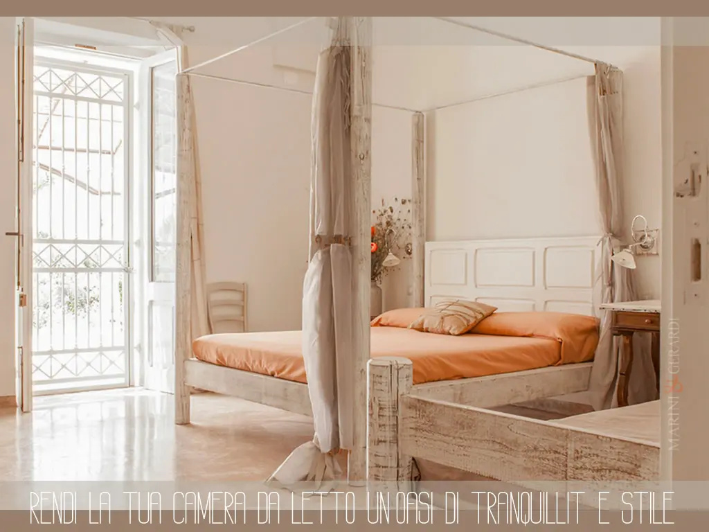 Letto a baldacchino shabby chic stile ed eleganza marini gerardi Letto a baldacchino shabby chic stile ed eleganza marini gerardi