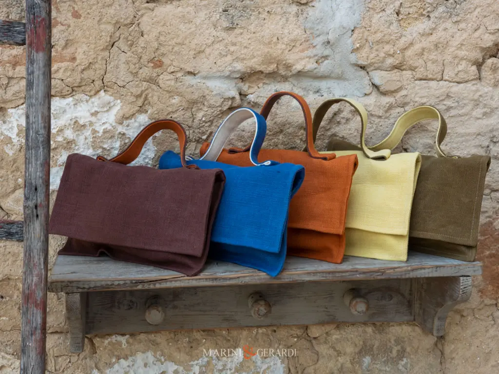 Pochette Borsette Donna Con Asole Verde Giallo Arancio Bluette Verde