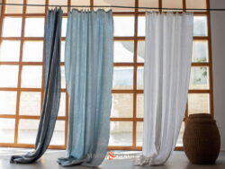 RIVABELLA - Tenda Shabby Chic in Puro Lino