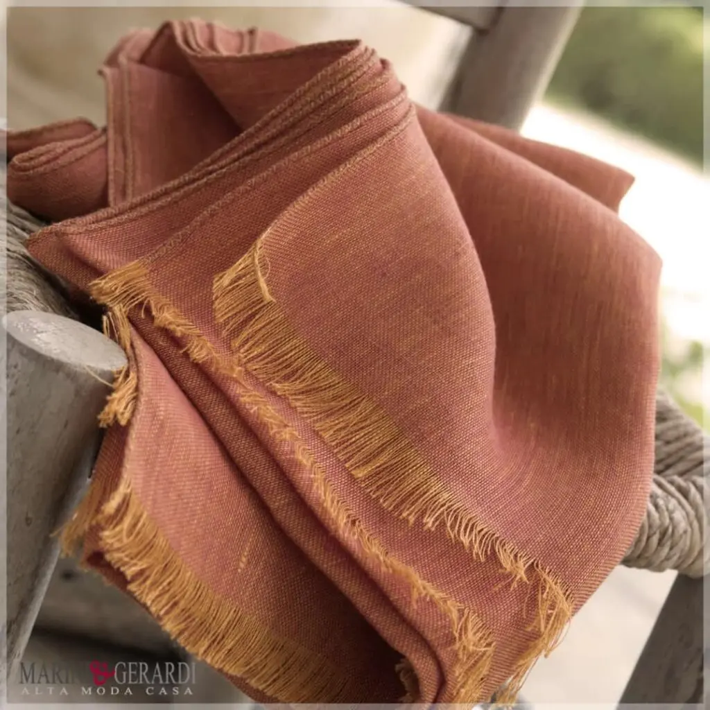 sciarpa donna oversize foulard in lino mattone cod.F10 sciarpa donna oversize foulard in lino mattone cod.F10