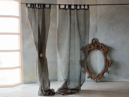 Tende In Seta Per Interni Blu Selene