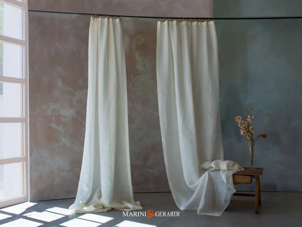 Tende Lino Stropicciato Per Interni Pura E Semplice Tende Lino Stropicciato Per Interni Pura E Semplice