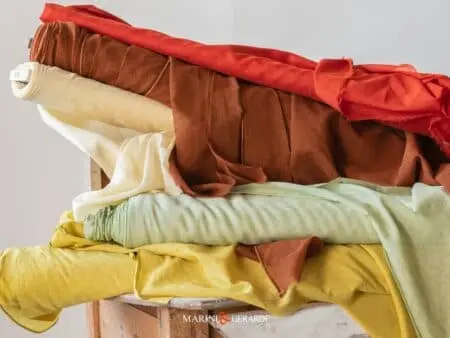 Tessuto in Organza per tende con filo al piombo