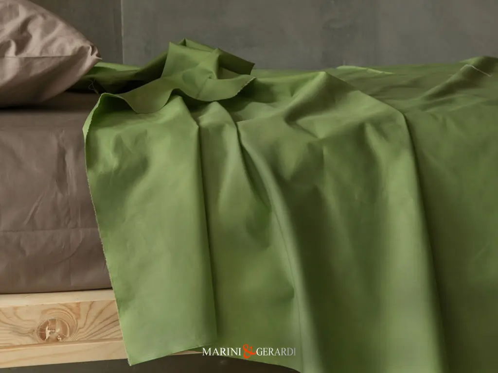 Tessuto di cotone percalle colore verde giada 3454 Tessuto di cotone percalle colore verde giada 3454