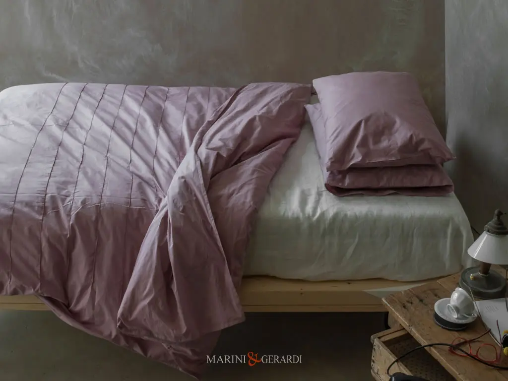 Tessuto Di Cotone Percalle Colore Zefiro Per Biancheria Letto