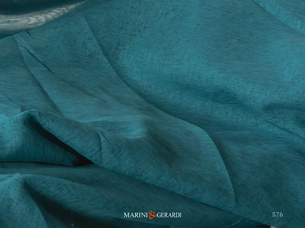 Tessuto In Organza Tendaggi Verde Mare 576