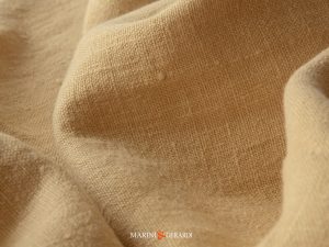 Tessuto Lino Colore Pannocchia per Tovaglie Tende