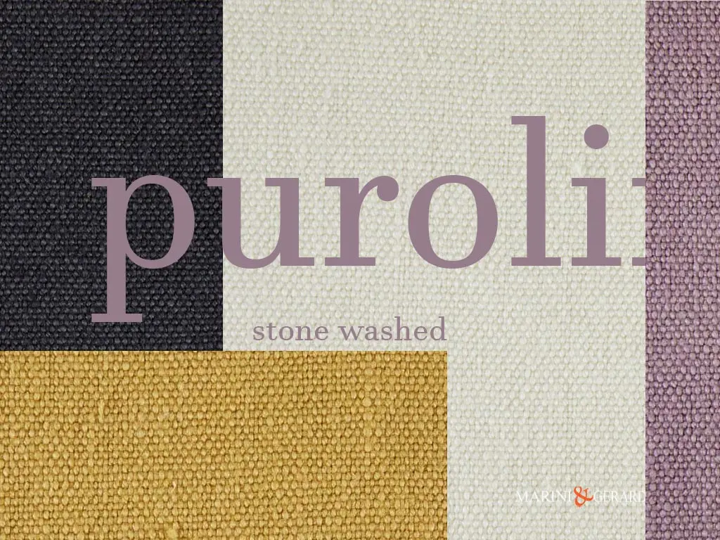 Tessuto per divani puro lino antimacchia pomice giallo bianco lilla Tessuto per divani puro lino antimacchia pomice giallo bianco lilla