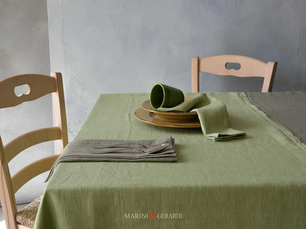 tovaglia amsterdam in lino pistacchio verde marcio tovaglia amsterdam in lino pistacchio verde marcio