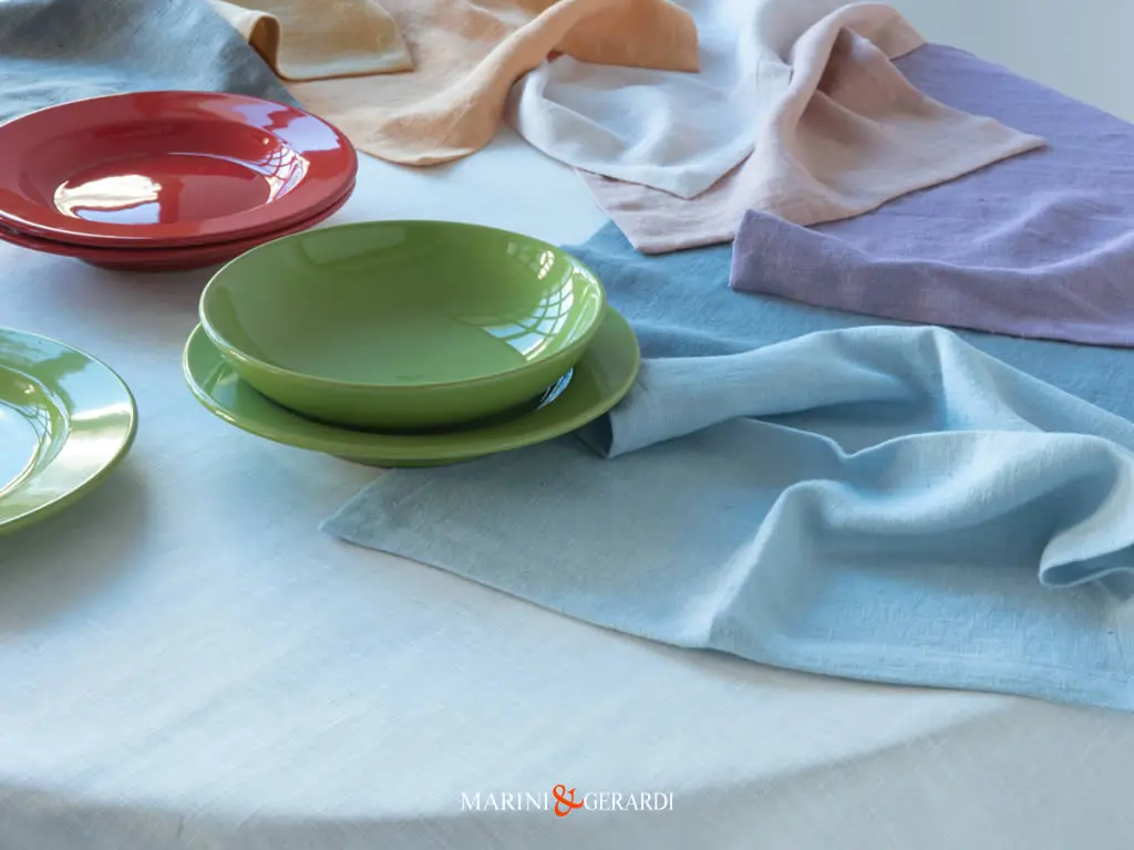Tovaglia Lino Resinato Antimacchia Con Tovaglioli Tovaglia Lino Resinato Antimacchia Con Tovaglioli