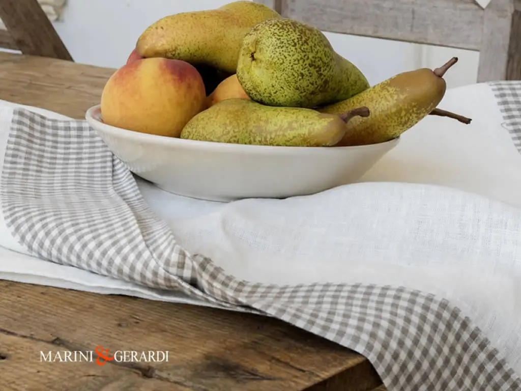 Tovaglie Country Chic Tessuto A Quadri In Lino Tovaglie Country Chic Tessuto A Quadri In Lino