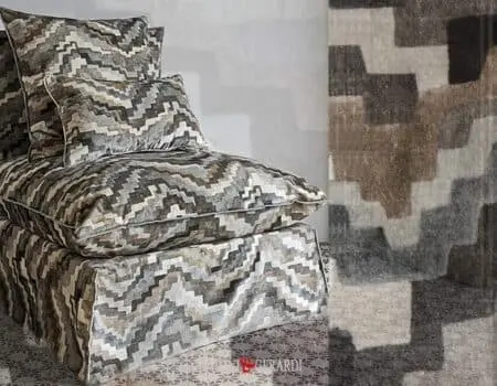 ZIG ZAG 628 -Tessuti per tappezzeria di lusso in velluto