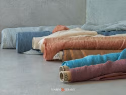 Tessuto Lino Stropicciato Altezza 310 cm. Qualita Italiana