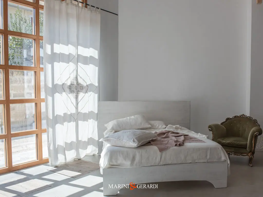 Tenda Biancheria Da Letto Lenzuola Piane Federa Bianca - Marini e Gerardi Tenda Biancheria Da Letto Lenzuola Piane Federa Bianca