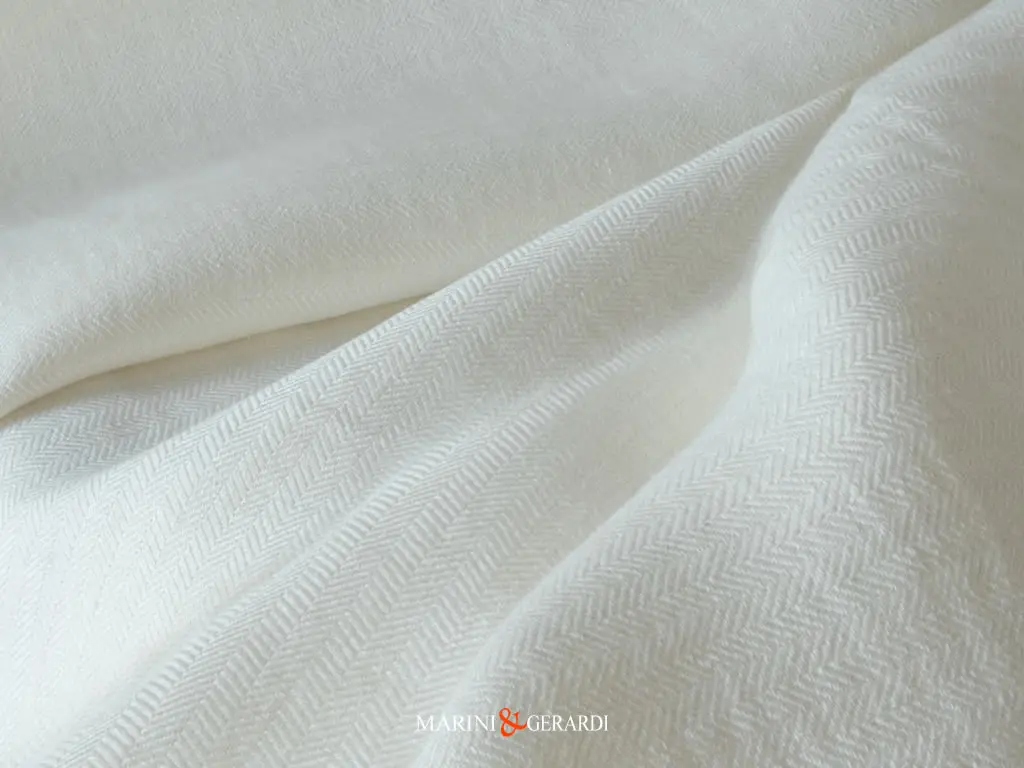 Colore BIANCO NATURALE 000Semi Coprente Barbera Tessuto Bianco Naturale In Lino Semi Coprente Barbera