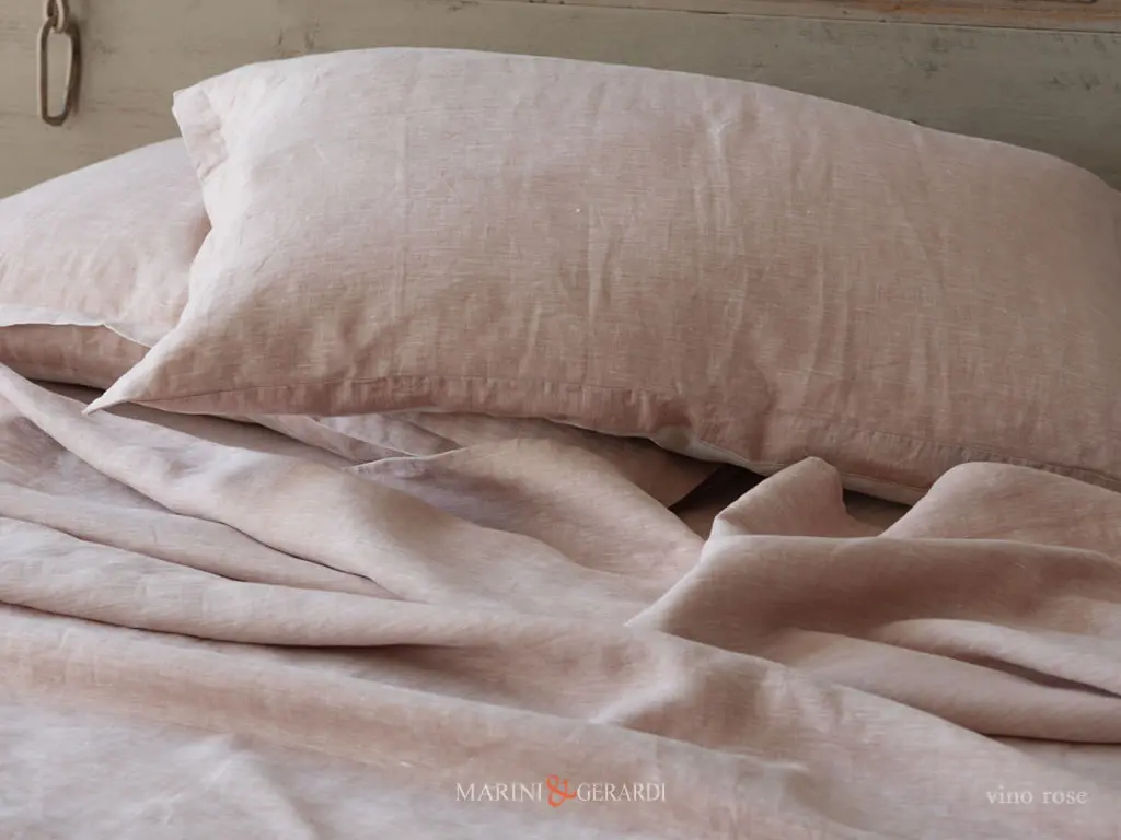 Tessuto Di Lino Biancheria Casa Vino Rose Tinta Unita Tessuto Di Lino Biancheria Casa Vino Rose Tinta Unita