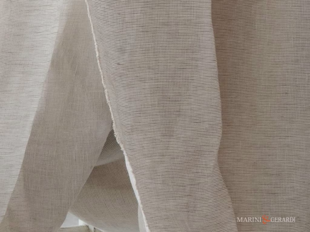 Barolo GRIGIO SOBRIO Tessuto In Lino Tendaggi Moda Barolo Grigio Sobrio