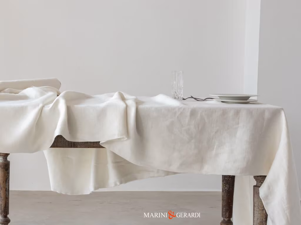 Tessuto In Lino Tovaglie Biancheria Tavola Sartoria Moda Barbera Tessuto In Lino Tovaglie Biancheria Tavola Sartoria Moda Barbera