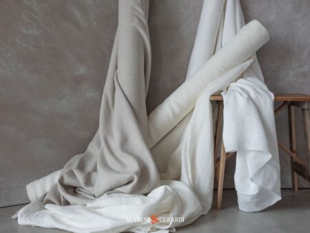 ACAJA Giunco - Tessuto in Lino per Arredo Casa - Tende e Biancheria Letto