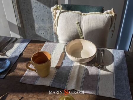 Tovagliette Colazione Personalizzate Eleganti Americana Jaquard In Lino