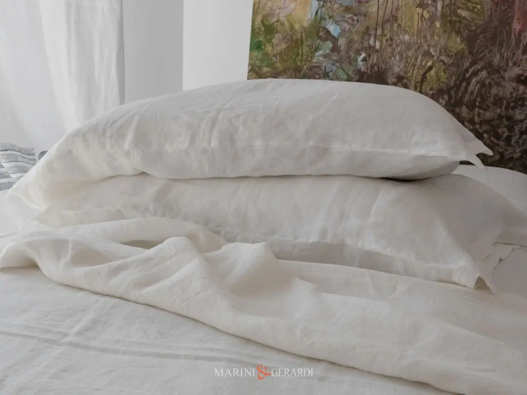 Biancheria Da Letto Stropicciata Lenzuola Federa Bianca Biancheria Da Letto Stropicciata Lenzuola Federa Bianca