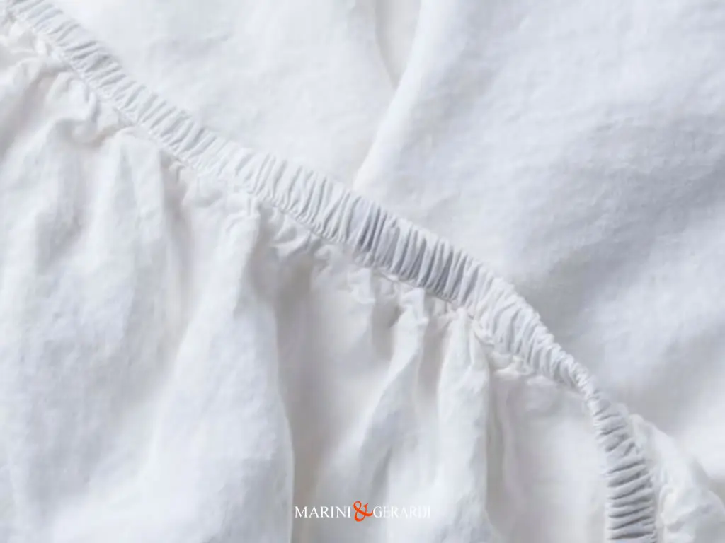 lenzuola sotto in lino con angoli bianco lenzuola sotto in lino con angoli bianco