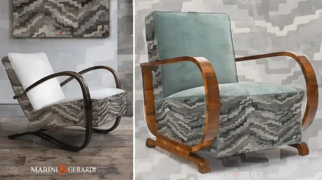 Velluto Tappezzeria Di Lusso Zigzag Pantelleria Prints Design Grigio Ombra 01 Velluto Tappezzeria Di Lusso Zigzag Pantelleria Prints Design Grigio Ombra 01