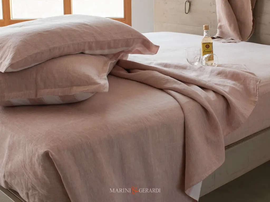 Parure Set Lenzuola In Lino Letto Matrimoniale Vino Rose Parure Set Lenzuola In Lino Letto Matrimoniale Vino Rose