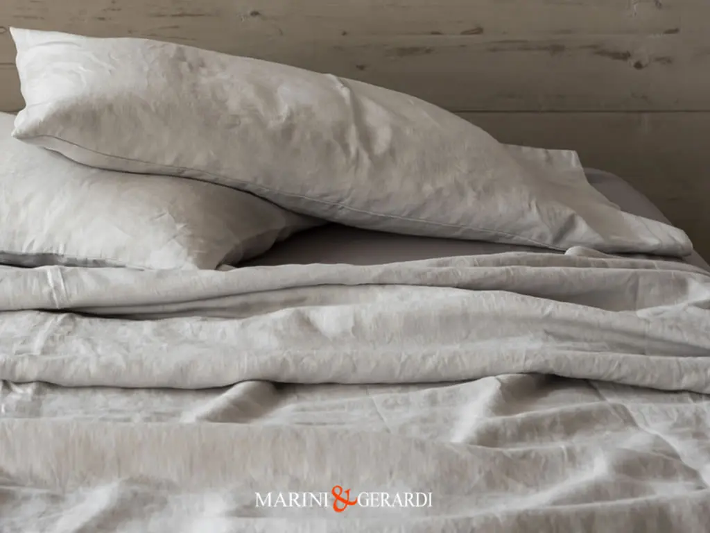 Set Lenzuola Federe Tessuto Lino Prelavato Bianco Perla Lord Byron Set Lenzuola Federe Tessuto Lino Prelavato Bianco Perla Lord Byron