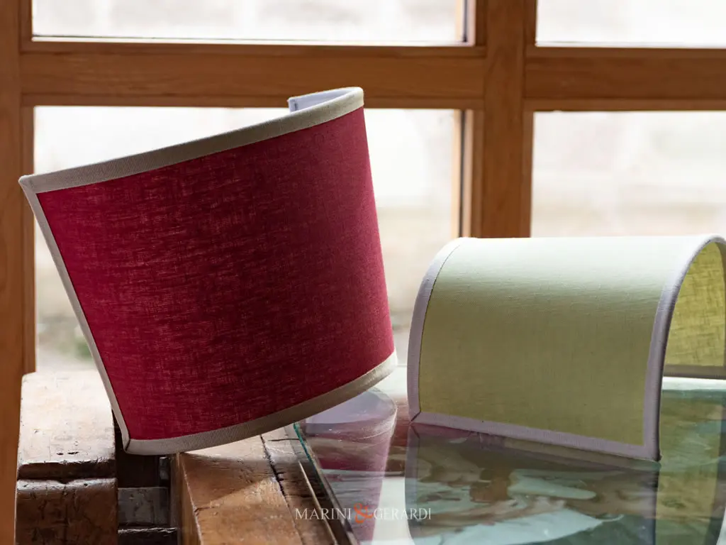 Prezzemolo Applique Da Parete Stoffa Puro Lino Design Classico Rosso Uva Verde Pistacchio Prezzemolo Applique Da Parete Stoffa Puro Lino Design Classico Rosso Uva Verde Pistacchio