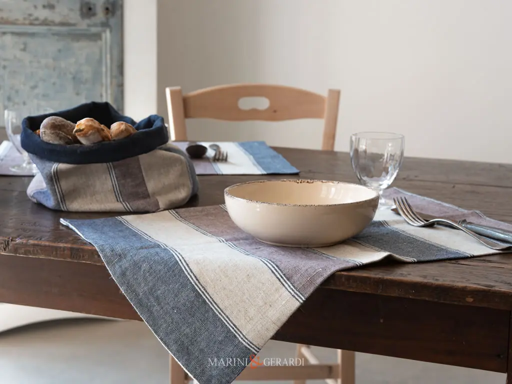 Tovagliette Americane Da Colazione Personalizzate Jaquard In Lino